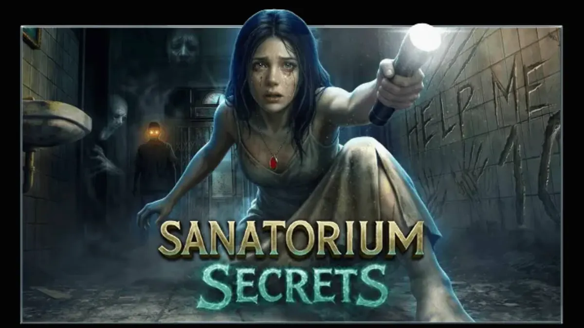 Cenário sombrio e misterioso do slot Sanatorium Secrets